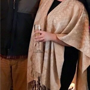 Gentle Fawn Cream and Tan Wrap